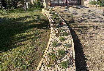 La bordure de l'entrée