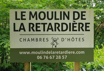 Enseigne moulin de la Retardière