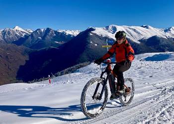 VTT Electrique sur Neige à Superbagnères