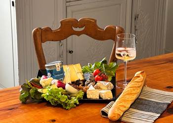 Planche apéritif mer et fromage à partager