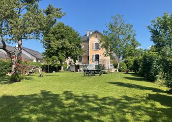 Vue d'été du gite