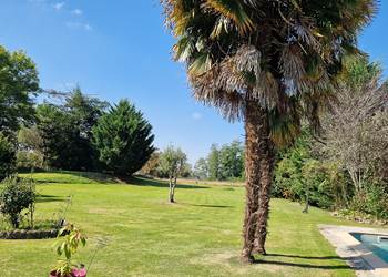 parc piscine vue