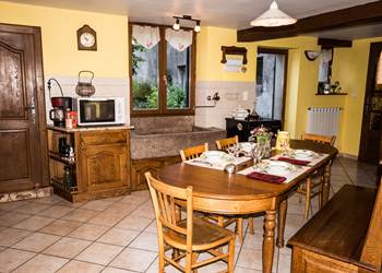 à la table d'hôte