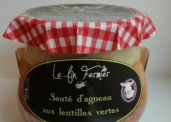 Sauté d'agneau aux lentilles vertes