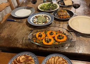 Repas alimentation vivante