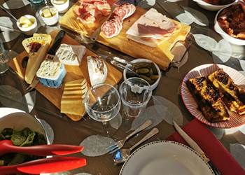 Un exemple de planche de produits du terroir