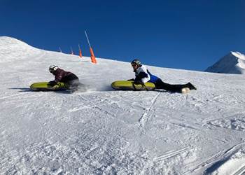 Course relai en Airboard