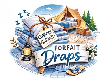 Camping la Voueize Gouzon - Forfait draps