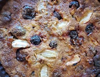 Gateau préparé au Mas des Figues à Saint-Rémy-de-Provence avec produits du jardin bio