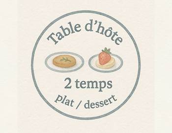 2 temps plat dessert