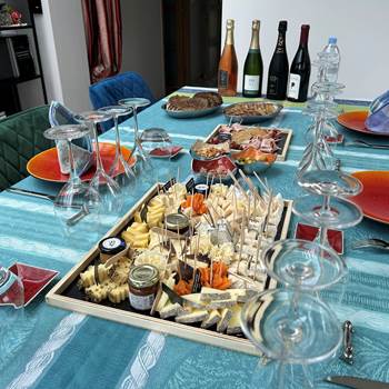 Dégustation Champagne fromages chez Les Suites Champenoises-options