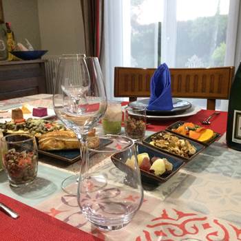 Table d'hote plateau-options