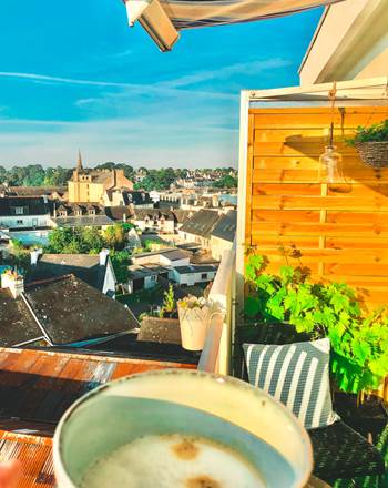 Balcon le matin
