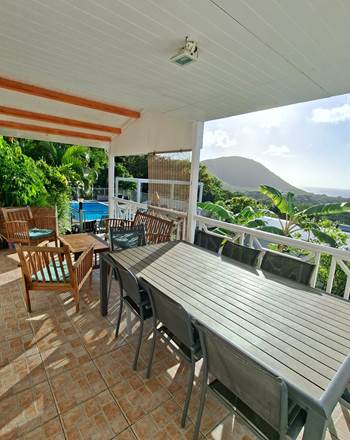 Villa KAWAN - Vue de la terrasse