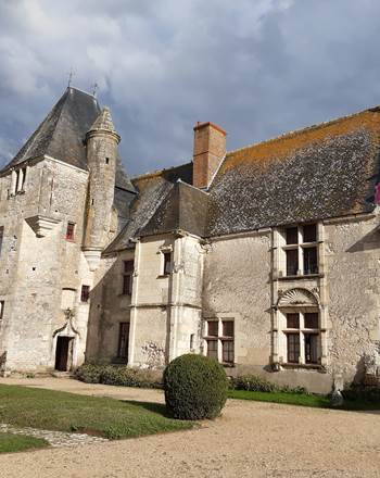 Cour intérieur, château proche de Beauval