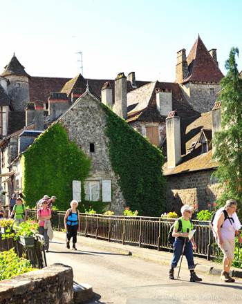 En sortant des gîtes