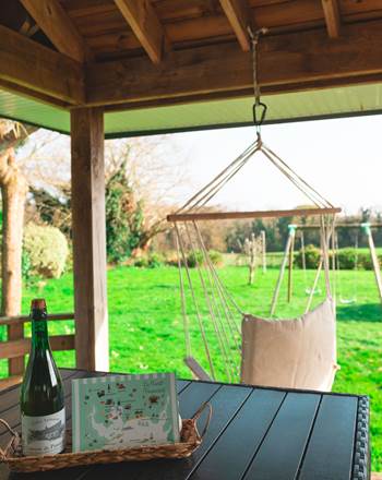 Côté Sud : Terrasse couverte