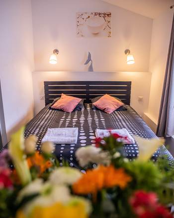 Chambre 3 Lit et Fleurs