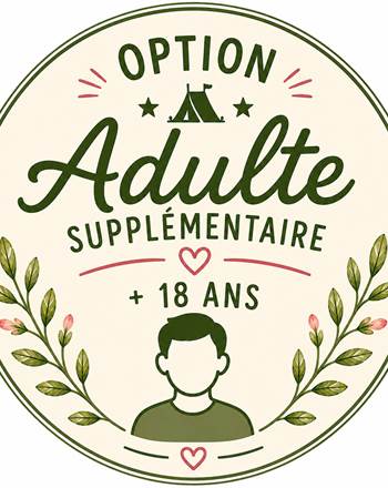 Option : Adulte supplémentaire de + 18 ans