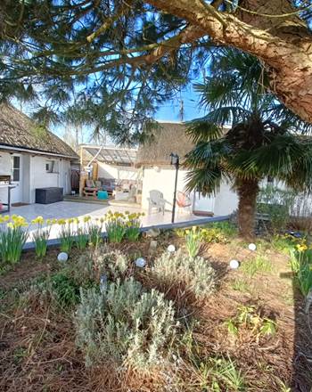 jardin decor végétal privatif et clôturé