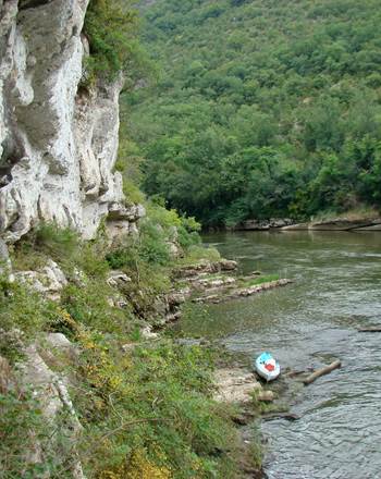 Spot Photo des  Méandres des Gorges de l’Aveyron en Canoe kayak