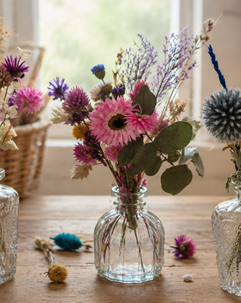 Mini vases fleuris Terralya