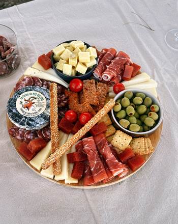 Dégustation de vin et tapas au Mas Farchat
