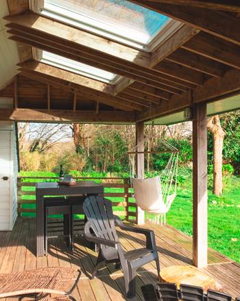 Côté Sud : Terrasse couverte