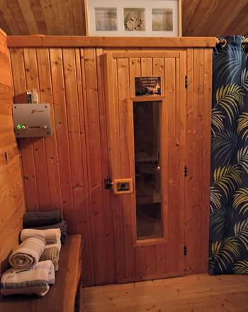 sauna et coin détente