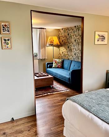 La chambre et le salon