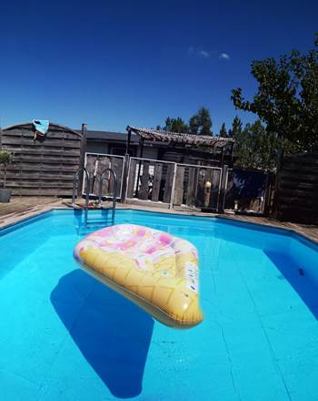 piscine chauffée 29°