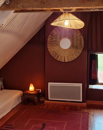 Chambre lit double