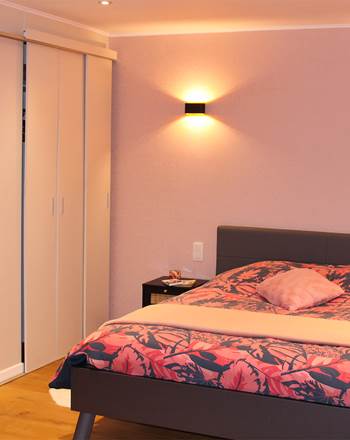 Vue coté lit chambre Eglantine