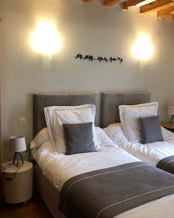Chambre lits jumeaux