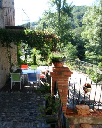 terrasse gite la Chapelle