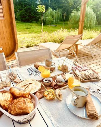 Le petit déjeuner gourmand