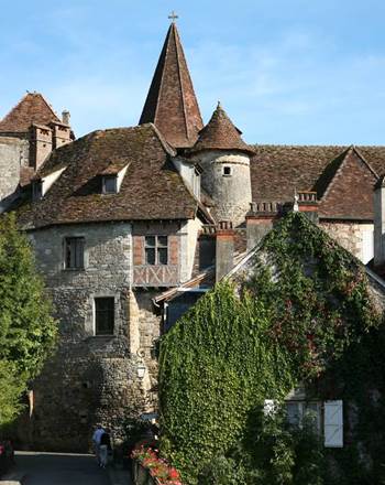 31_ Vue sur le village de Carennac depuis La Terrasse