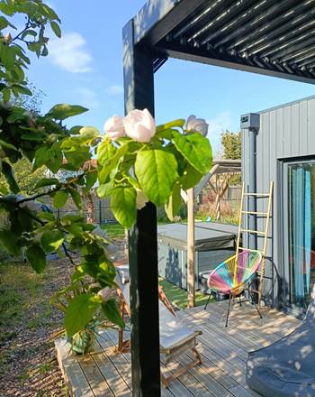 jardin decor végétal privatif et clôturé