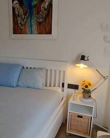 white nite kamer op gelijkvloers