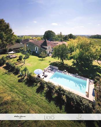 La Maison des Quatre Saisons vue du ciel