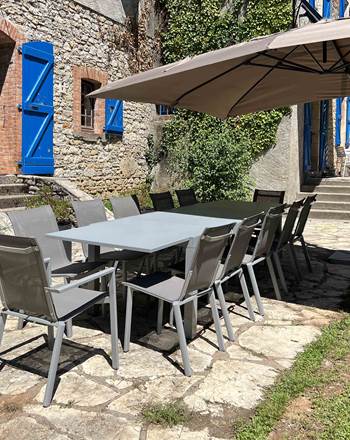 salle à manger extérieure