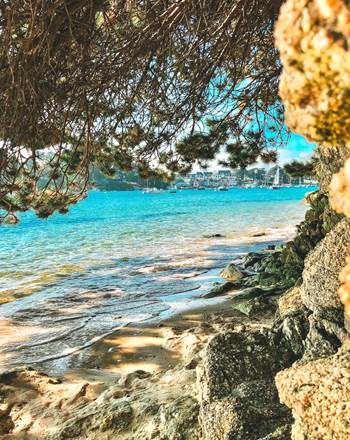 L'Odet depuis la plage du Coq