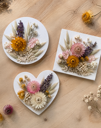 mini cadres fleuris