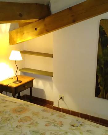 Chambre 3 lits, côté lit double