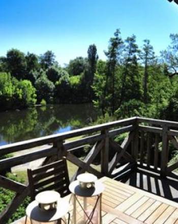 Vue du balcon sur la Dordogne