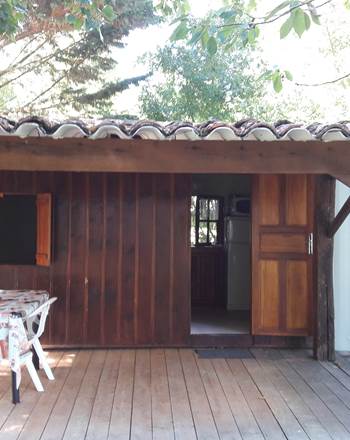 Bungalow 2 sans  sanitaire avec terrasse couverte