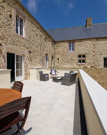 La maison de Valérie Terrasse au soleil