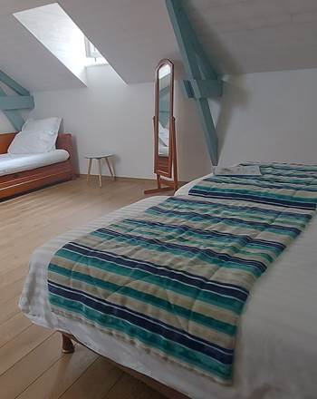 Chambre équipée pour 3