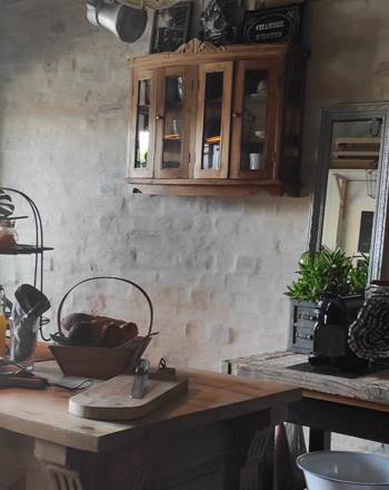 L'atelier de la chambre d'hôtes brindilles , pour y pendre le petit déjeuner et dîner