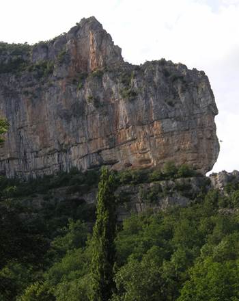 Rocher de Capucins descente des gorges de l’Aveyron een canoë kayak photo Kaymancanoes